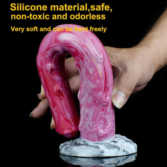 10in Long Horse Dildo Realistic Gory Meat Color Animal Dildos Vaginal Stimulator Fake Penis Sex Toy For Women Female Masturbator
