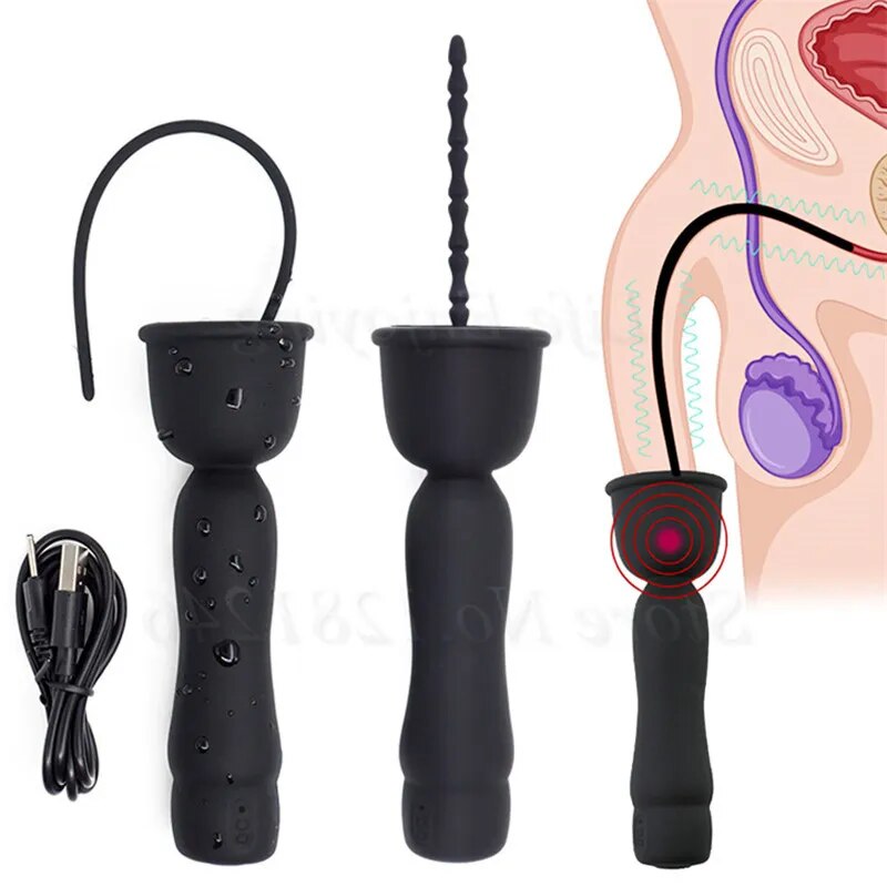 16 Frequency Vibrating Penis Plug Urethral Catheter GXLOCK Store 16 Frequency Vibrating Penis Plug Urethral Catheter GXLOCK Store