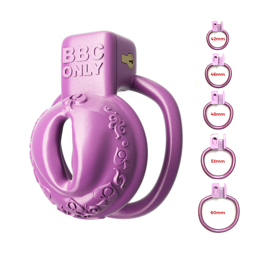 BBC ONLY Purple Pussy Vagina Chastity Cage – GXLOCK Store