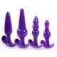 4 Sizes Anal Plug Adult Sex Products Crystal Butt Plug Stimulator Sextoy Anal Dildo Toys Anal Sex Toys for Men Women Gay Unisex