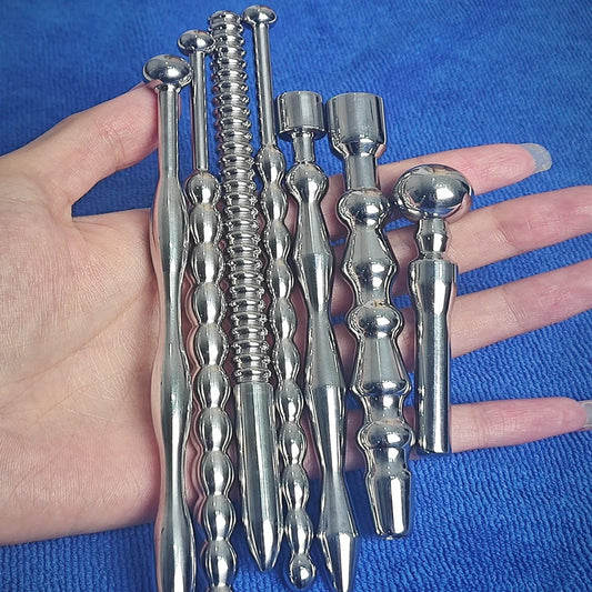 7 Types Stainless Steel Urethral Plug Urethral Sounding Penis Plug Urethra Horse Eye SM Bondage Masturbation Sex Toys For Men