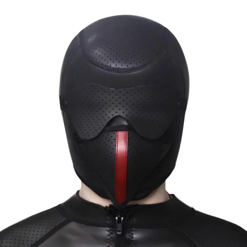 Adult Blindfold Sex Game Neoprene Hood with Eye Mask BDSM Bondage Restraint Hood Sensory Deprivation Sex Toys for Men Gay