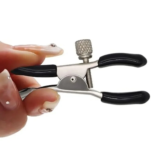 Adult Games BDSM Metal Nipple Clamps Restraint Fetish Erect Boob Enlarged Clitoris Pincher Bondage Breast Clit Clamps Sexy Toys