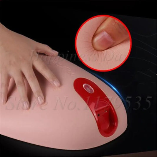 Automatic Telescopic Anal Sex Toys Artificial Vagina Heating Intelligent Voice Control Male Masturbator Cup Sex Product for Men