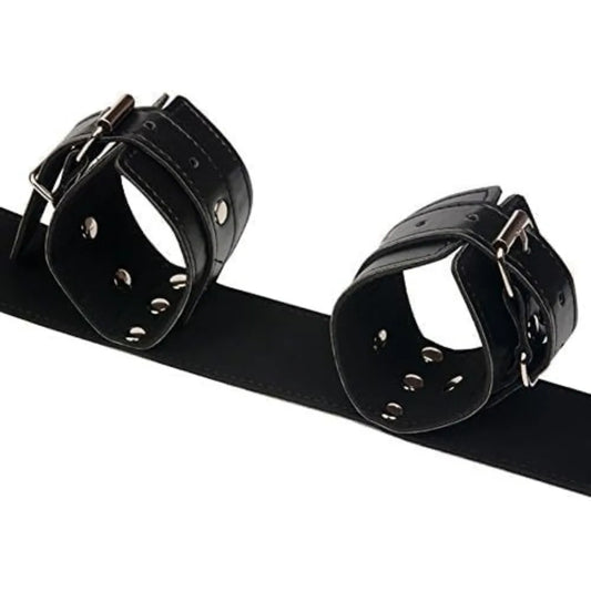 BDSM Sex Restraint Bondage Set Adjustable Bondage Gear Sexy Slave Beginner Kit SM Games for Couples Leather Restraint Handcuffs