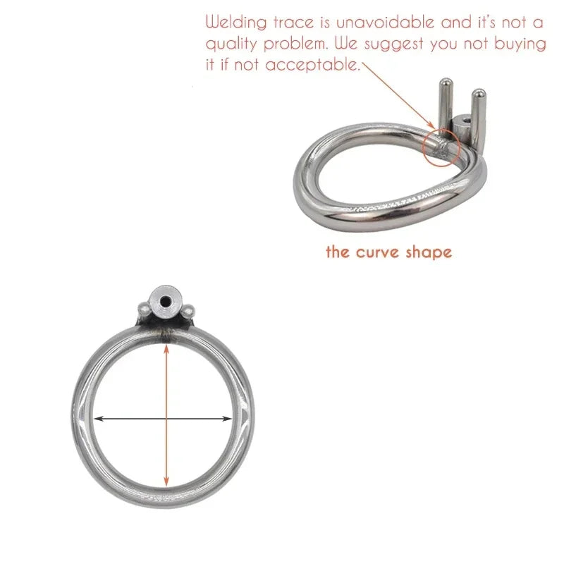BDSM Toys Sissy Cobra Male Micro Chastity Cage Femdom Nub Nano Standard Maxi Steel Penis Rings Lock Cock Sex Products Shop 18+