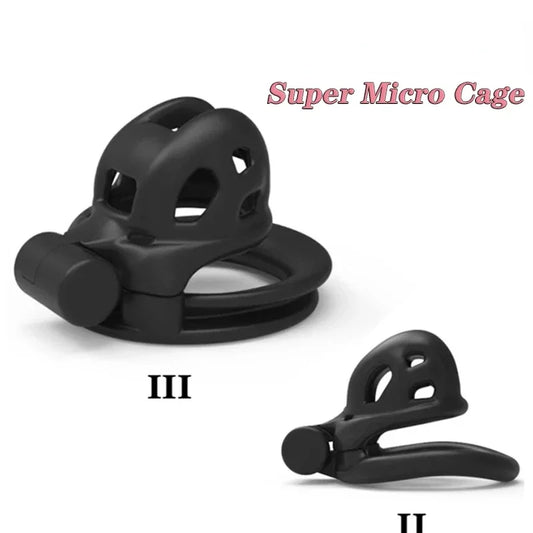 Bdsm Mini Male Chastity Penis Device Chrome CBT Slave Gay with Curved Lock Ring,정조대 Men Cuckold Lockdown Cage Restraint Holder