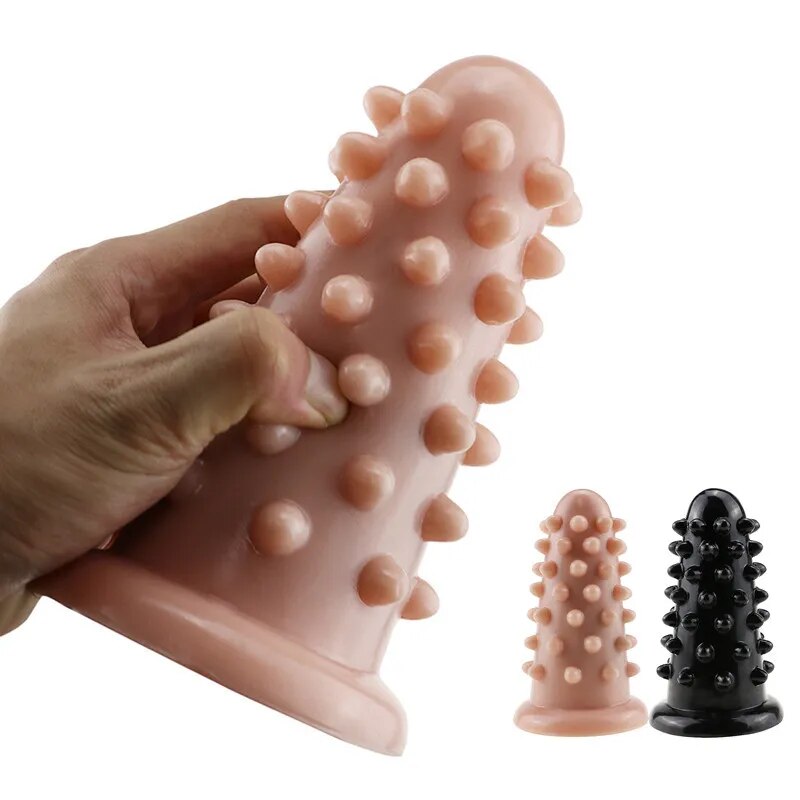 Big anal plug beads anal dildo raised dots sex toys for women men huge GXLOCK Store Big anal plug beads anal dildo raised dots sex toys for women men huge GXLOCK Store
