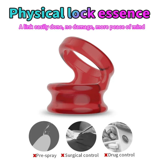Cock Ring Penis Enlargement Sex Toys For Man Delay Ejeculation Adult Supplies TPE Dick Ring Male Masturbator Sex Shop 18+