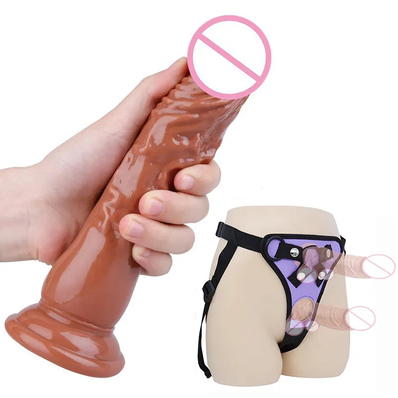 Dildo Strap-on Penis Sex Toy Strapon Dildo for Men Adult Sex Toys Doub GXLOCK Store Dildo Strap-on Penis Sex Toy Strapon Dildo for Men Adult Sex Toys Doub GXLOCK Store