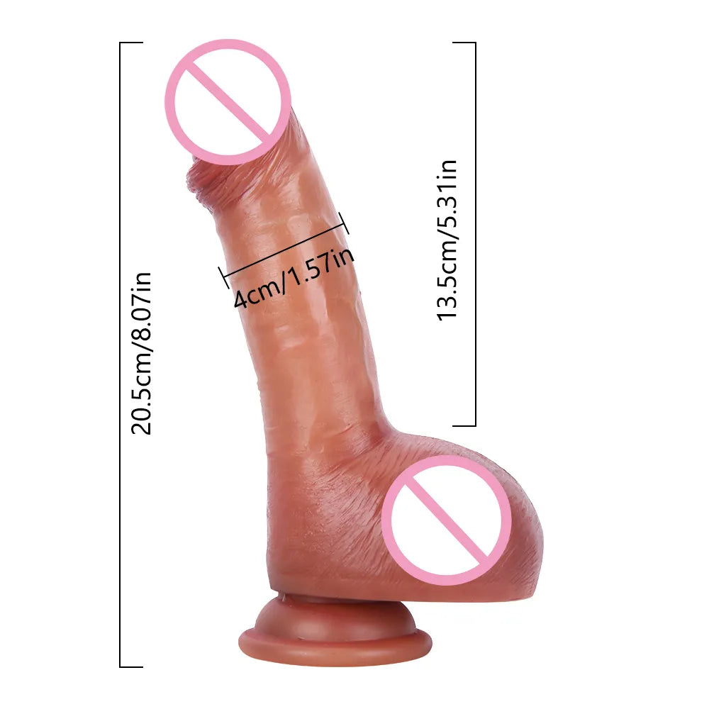 Soft Realistic Dildo Realistic Penis Ejaculating Dick