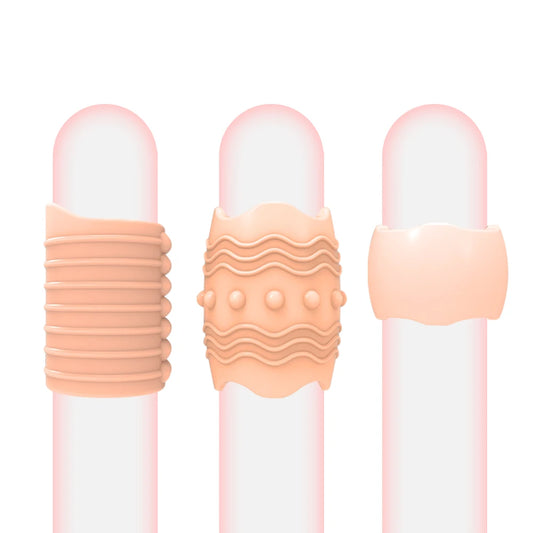 Foreskin Correction Screw Shape Thress Sizes Penis Ring Sex Toys For Men Erection Penis Sleeve Delay Ejaculation