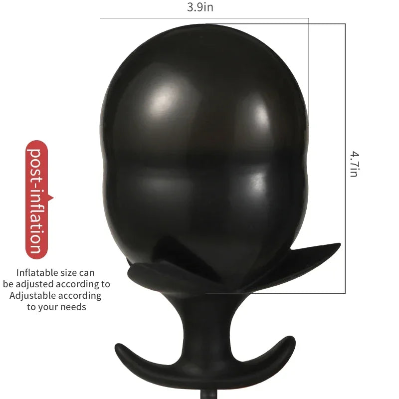 Inflatable Anal Plug Dildo Anal Dilator Pump Inflatable Penis Plug Anal Expandable Sex Toy for Men Prostatic Massage Adult Toy