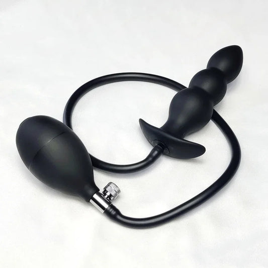 Inflatable Anal Plug Expander Butt Plug Dilator Penis Dildos G Spot Stimulator Prostate Massager Funny Adult Toys BDSM Sex Toys
