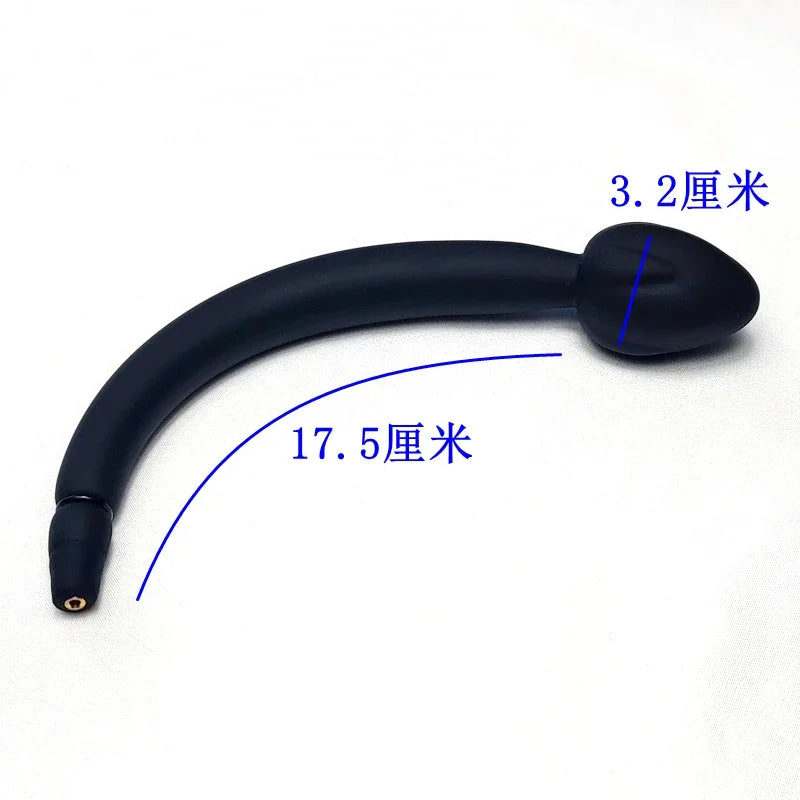 Inflatable Butt Anal Plug Dilator with Puppy Tail Anal Sex Toys for Man and Women Couple Anal Vagina Expander