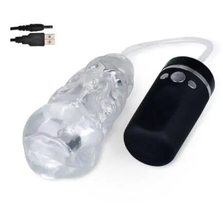 LUOGE Strong Suck Machine Oral Sex Male Masturbator Cup,Electric Blowjob Vibrating Pussy Blowjob Sex Toys For Men Sex Products
