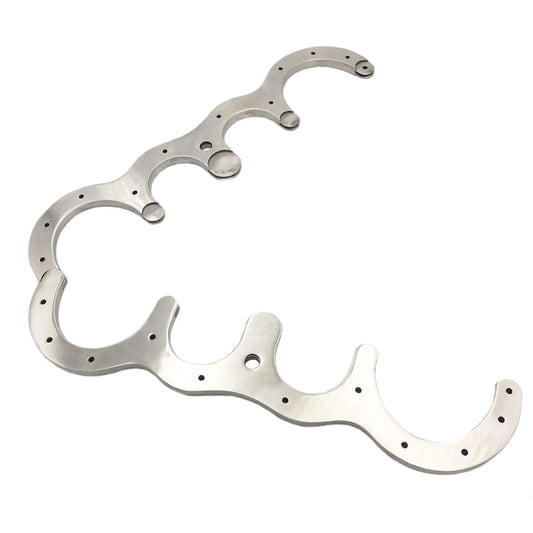 Leg Hand Cuffs BDSM Bondage Hand Ankle Fixed Flail Adult Games Handcuffs Slave Restraints Tools Stainless Steel Sex Toys
