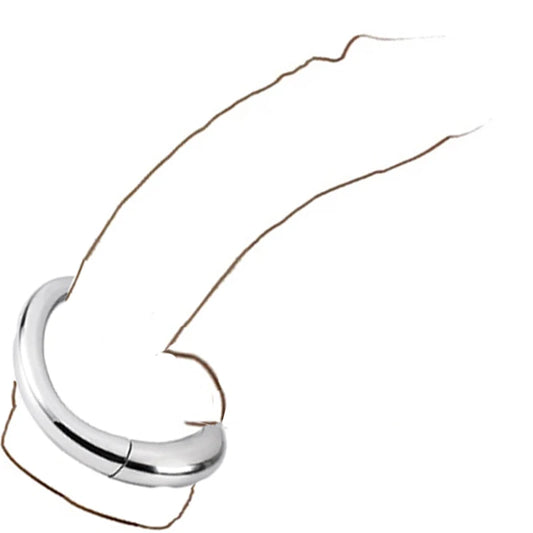 Magnetic bondage lock cock Ring Heavy male metal Ball Scrotum Stretcher Delay ejaculation BDSM Sex Toy men