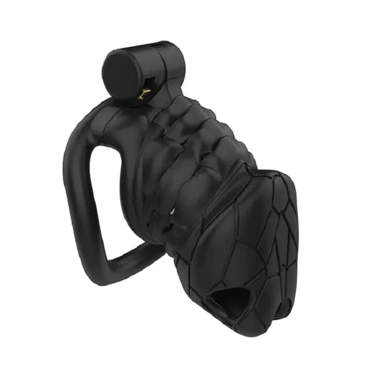 Male Chastity Cages Device With 4 Cock Rings Set Penis Cage Lock Trainer Bondage Belt Slave Sex Toy For Man