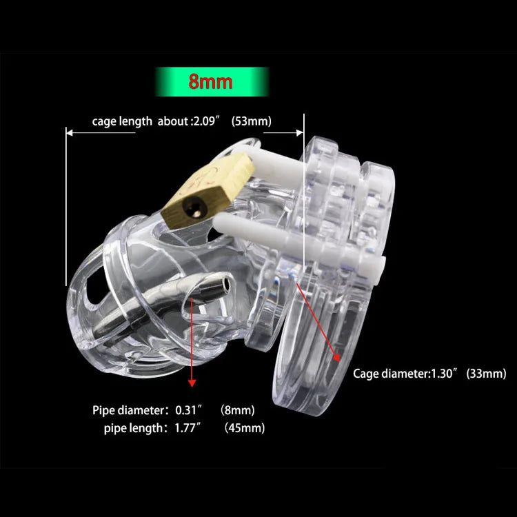 Male Plastic Penis Cage Metal Urethral Catheter Tube Cock Chastity Device Cage Erotic Sex Product Toy for Men BDSM