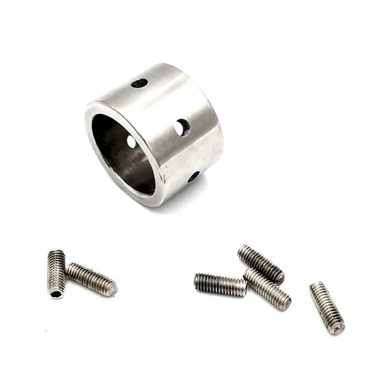 Male Scrotum Squeeze Ball Stretcher Weight Testicle Chastity Device Cage Metal Scrotum Penis Ring Crusher Extrusion Device