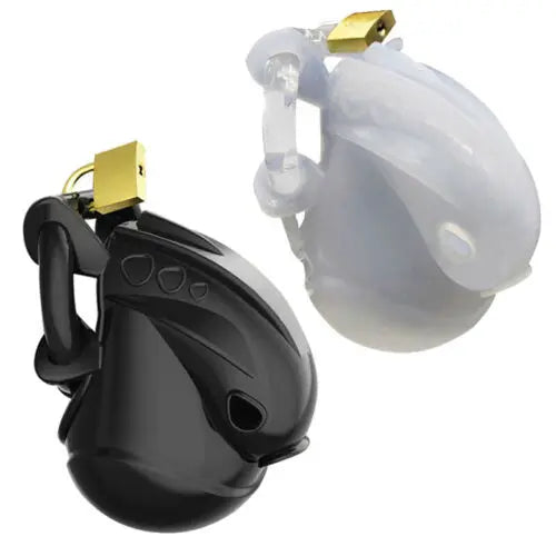 Male Small Chastity Device Cock Cage Cock Cage Penis Ring Bondage Loyalty Device Adjustable Ring Size Fetish Sex Toy for Men 18+