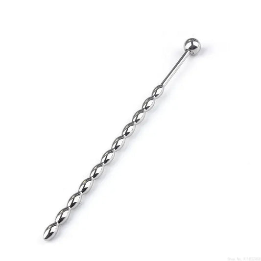 Male Stainless Steel Urethral Plug Urethral Dil Sounding Penis Plug Urethra Stimulate Dilator Masturbation Rod Sex Toys For Men