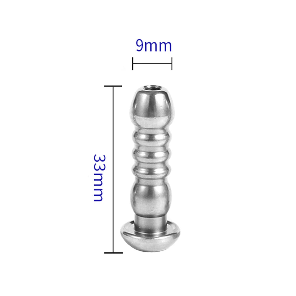 Male Stainless Steel Urethral Plug Urethral Dildo Sounding Penis Urethra Stimulate Dilator Masturbation Rod Sex Toys For Men