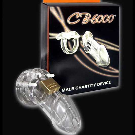 Male penis lock plastic Chastity device bondage with 5 ring CB6000 cock cage Adult sex toys