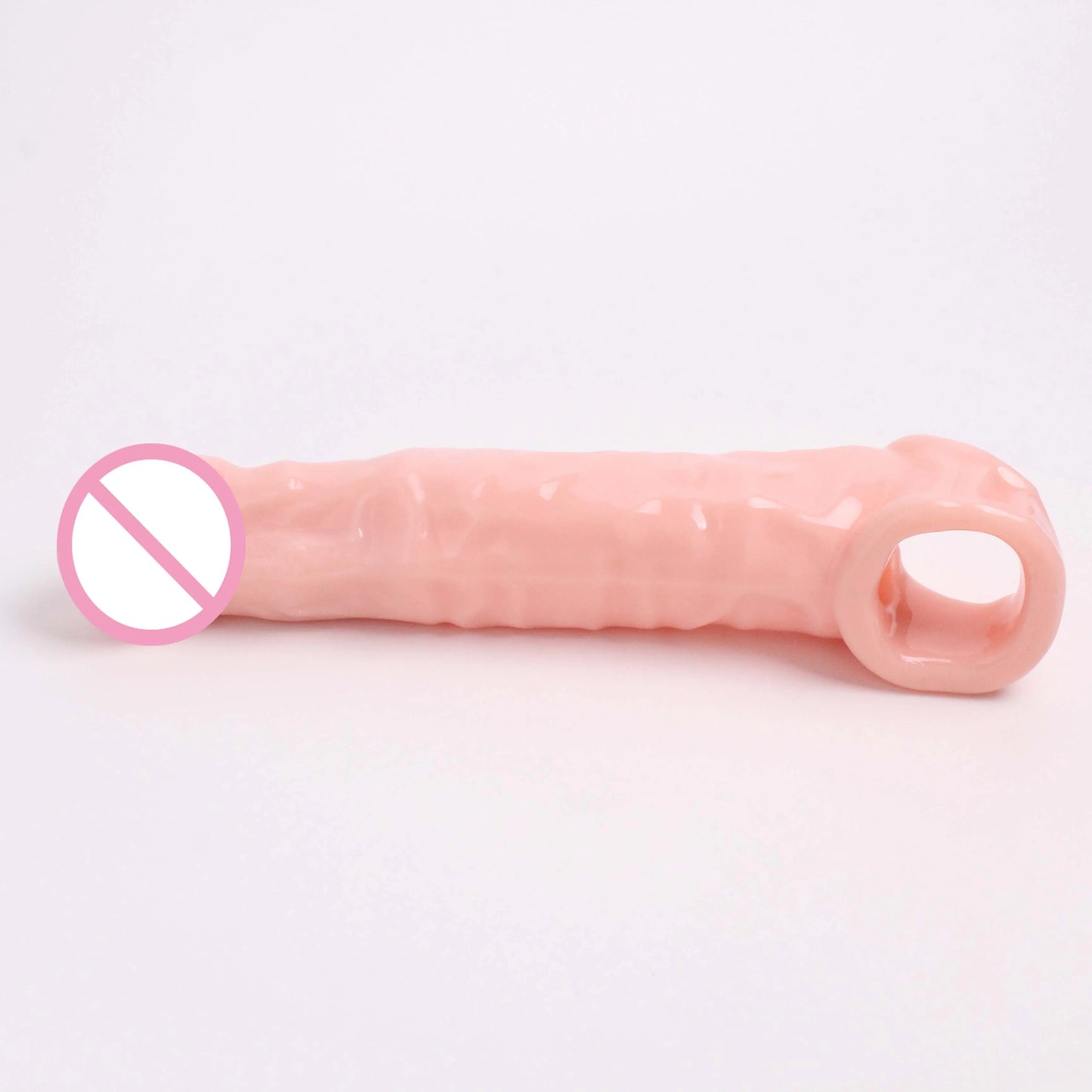 Manyjoy Realistic Penis Sleeve Big Penis Extender Condom BDSM Reusable Cock Extension Delay Ejaculation Dick Sex Toys for Men