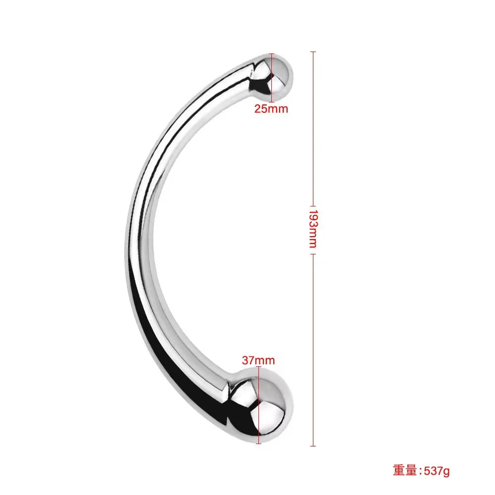 Manyjoy Stainless Steel G Spot Massage Stick Penis P Spot Stimulator Anal Dildo Plug Penis P-Spot Sex Toys for Men Women