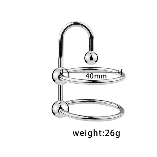 Metal Glans Urethra Dilators Penis Ring Urethral Stimulator Catheter Chastity Cage Cock Ring Sex Toys For Men Delay Ejaculation