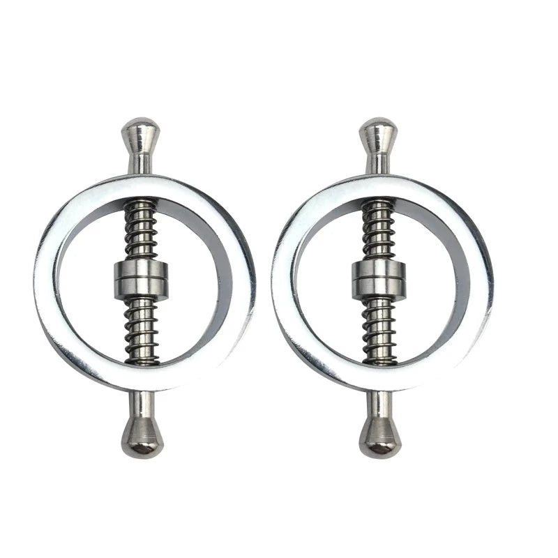 Metal nipple clips Stimulator Female breast nipple Clamps Bondage Restraints Flirting Teasing women sex toy slave Couple play