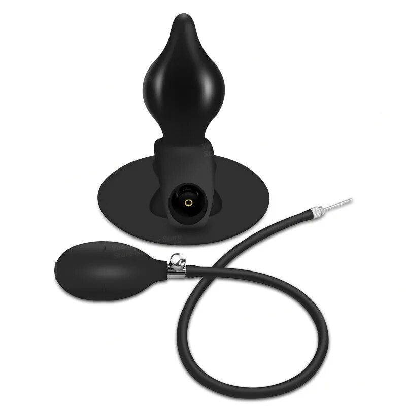 New Inflatable Anal Dildo Suction Cup Big Butt Plug Vaginal Expander A GXLOCK Store New Inflatable Anal Dildo Suction Cup Big Butt Plug Vaginal Expander A GXLOCK Store