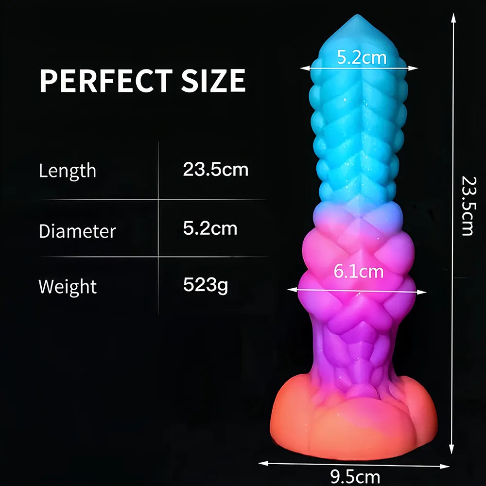 New Luminous Anal Dildo Sex Toys for Women Men Colourful Glowing Dildo –  GXLOCK Store