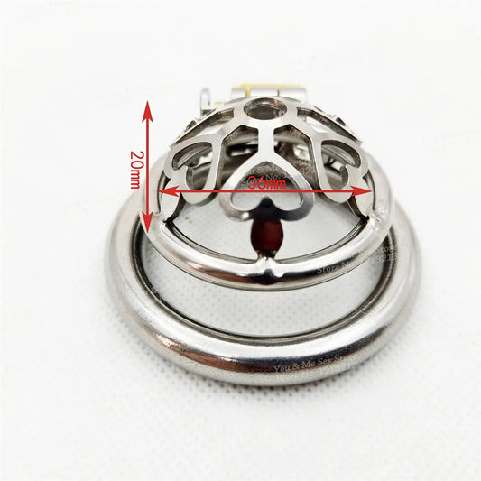 New Stainless Steel Male Breathable Chastity DeviceDick Cage Metal Penis Lock Cock Ring BDSM Bondage Restraint Sex Toys For Man