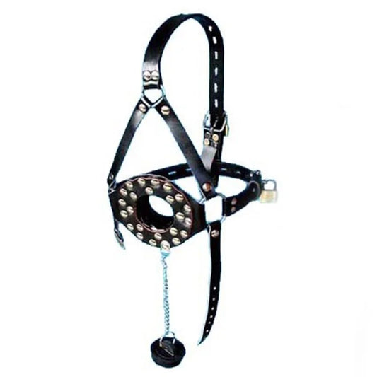 PU Leather Open Mouth Gag with Cover BDSM Slave Adult Game Erotic Sex Toy Bed Restraint Sex Products for Couples S&M Tool