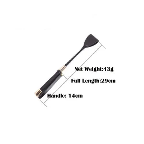 PU Leather Riding Crop Horse Whip Spanking Durable Equestrian Training with Handle BDSM Lash Flogger Sex Product for Couples