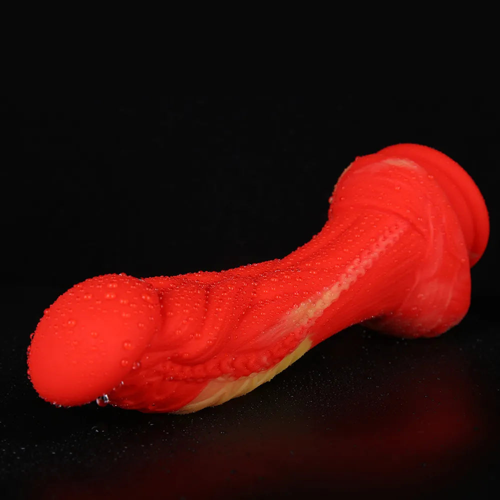 Realistic Dildo Silicone Wolf Dog Penis Dildo Prostate Massager Large –  GXLOCK Store