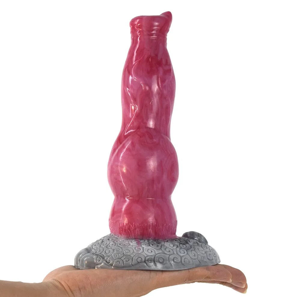 Realistic Dog Dildo Simulation Penis Animal Dildo Anal With Suction Cu –  GXLOCK Store