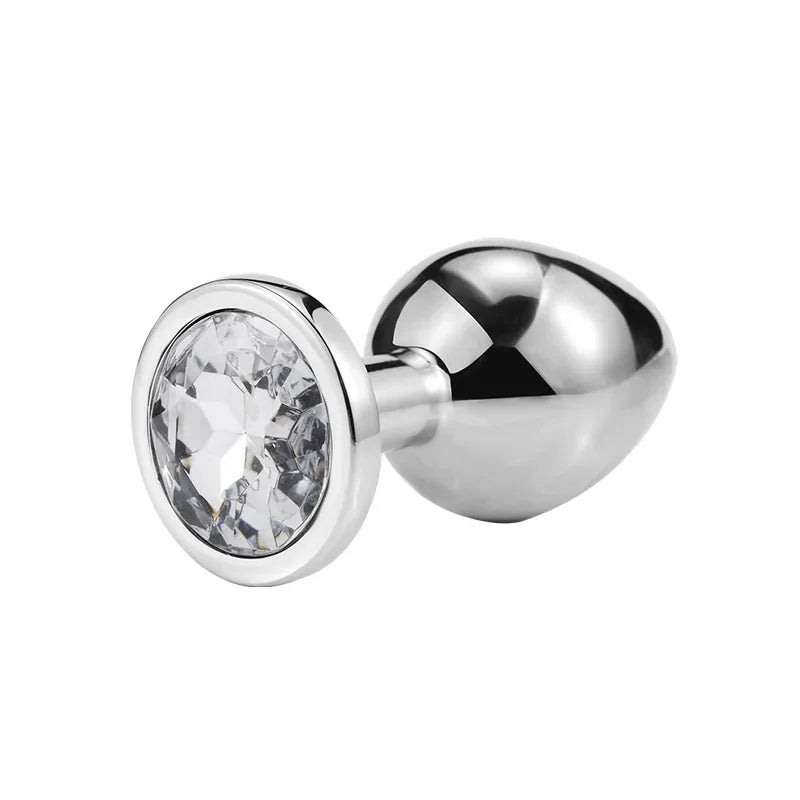 Sex Vibrator Metal Anal Toys For Women Adult Sex Products Men Butt Plug Stainles Steel Anal Plug Sex-toy Anal DildoToys 8 Color