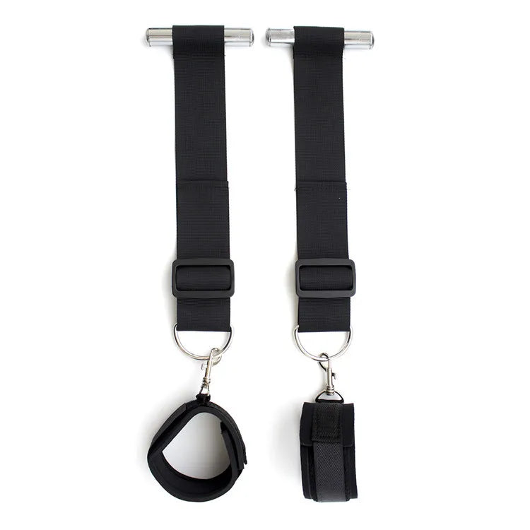 Shackles On The Door Chastity Lock Handcuffs Flirting BDSM Sex Bondage Restraints Slave Erotic Sex Toys for Woman Couples