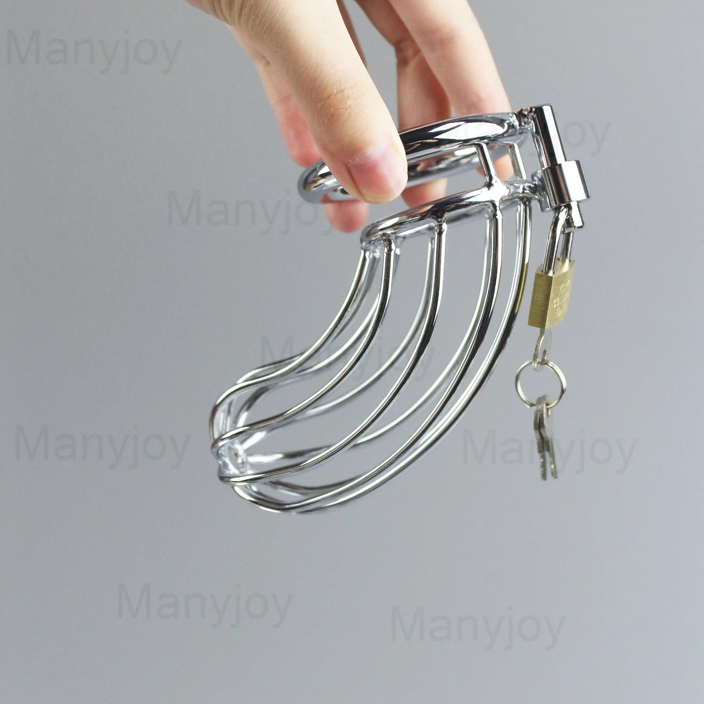 Stainless Steel Chastity Cage Lockable Sex Toys for Men Penis Restraint Ring Sleeve Lock Male Chastity Belt Device Adult Games