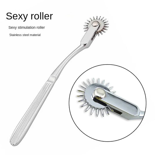 Stainless Steel Pinwheel Needles Wheel Roller Submissive Fetish Sex Adult Sex Toys Nipple Clitoris BDSM passion