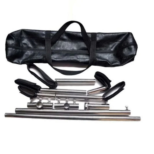 Stainless Steel Spreader Bar Kit BDSM Open Dildo Bondage Mouth Gag Slave Handcuffs Restraint Sex Toys Adult Erotic Products