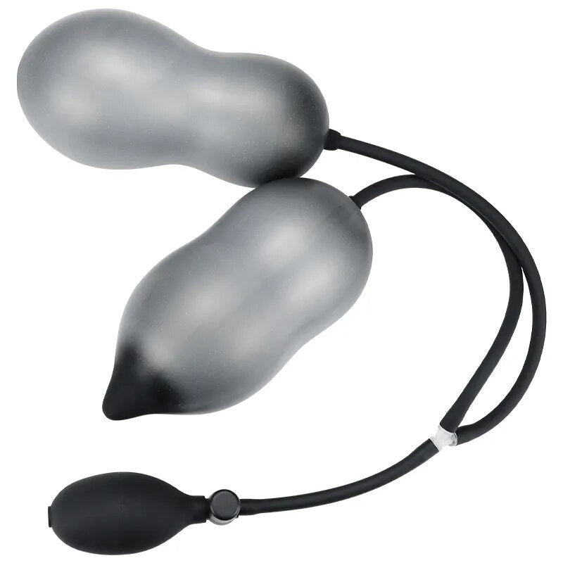Huge Inflatable Double Pull Beads Anal Pump Plug GXLOCK Store Huge Inflatable Double Pull Beads Anal Pump Plug GXLOCK Store