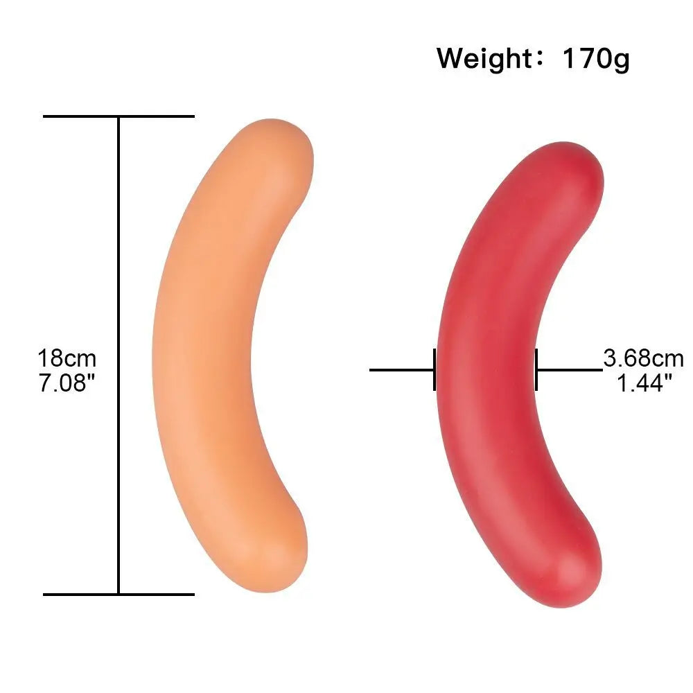 Super Soft Sausage Type Cute Mini Anal Plug Vagina Dildo Masturbator Prostate Massage Women's Sex Toy for Women Adult Products