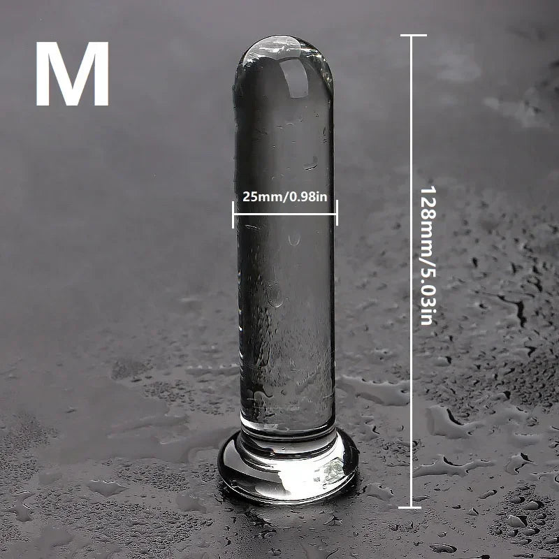 Transparent Anal Plug Dildo Adult Sex Toys Shape Butt Plug Dildos BDSM Anal Pleasure Sex Toys Anal Trainer For Women&Men Couple