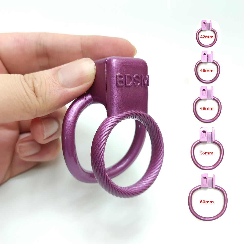 Ultra Purple Circle Bondage Chastity Cage – GXLOCK Store