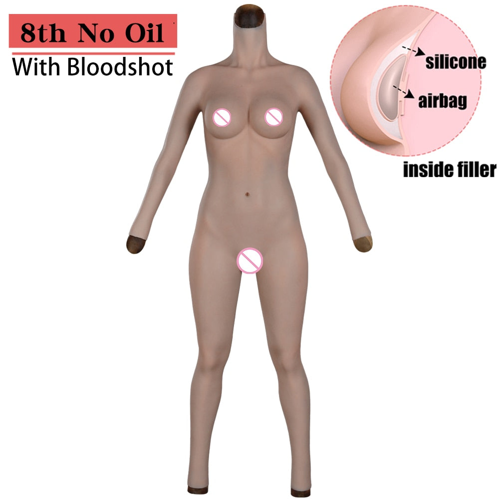 Silicone Bodysuit Bloodshot Float Point Fake Pussy – GXLOCK Store